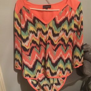 Dressy nice top. Comfortable and flowing